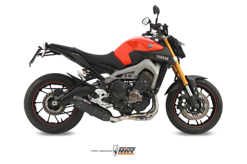 Mivv Systeem Met Suono Steel Black Demper Yamaha Mt-09 '13-20