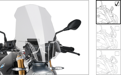 Vervangingsruit Naked Bike Model Touring Puig (Zonder Orig. Ruit) Bmw R1200R '15-'18