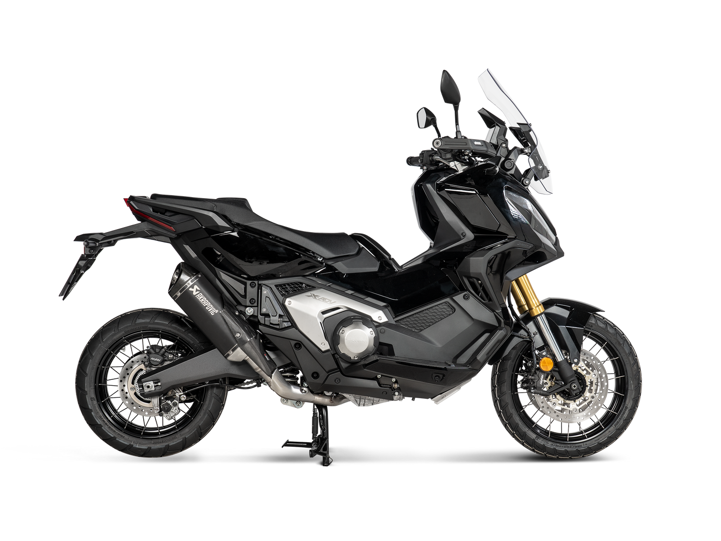 Akrapovič Uitlaat - Honda NSS750 Forza 2021-2024 | X-ADV 750 2017-2024 - Slip-On Line (Titanium) - Motor Accessoires