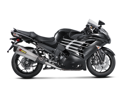 Akrapovič Uitlaat - Kawasaki ZZR 1400, ZX14R 2012-2020 - Slip-On Line (Titanium) - Motor Accessoires