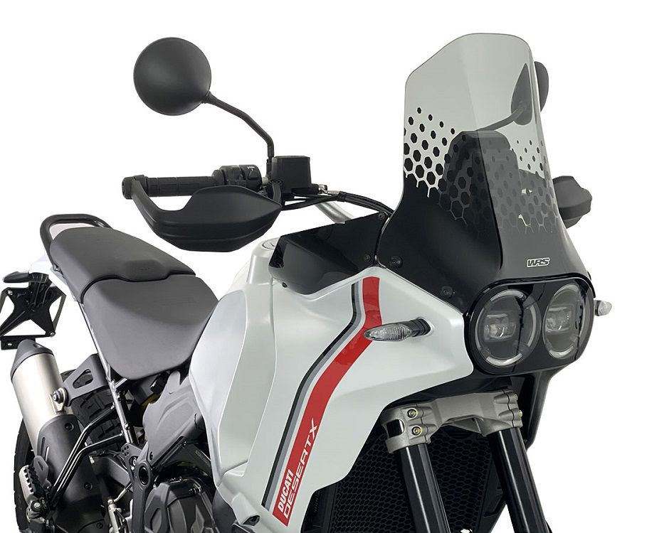 WRS Vervangingsruit - Ducati DesertX 2022-2025 | DesertX Rally 2024-2026 - Touring - Licht Getint / Transparant