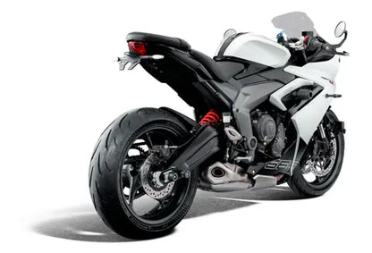 Afdekplaatjes Duo Voetsteunen Evotech Performance Triumph Daytona 660 '24-
