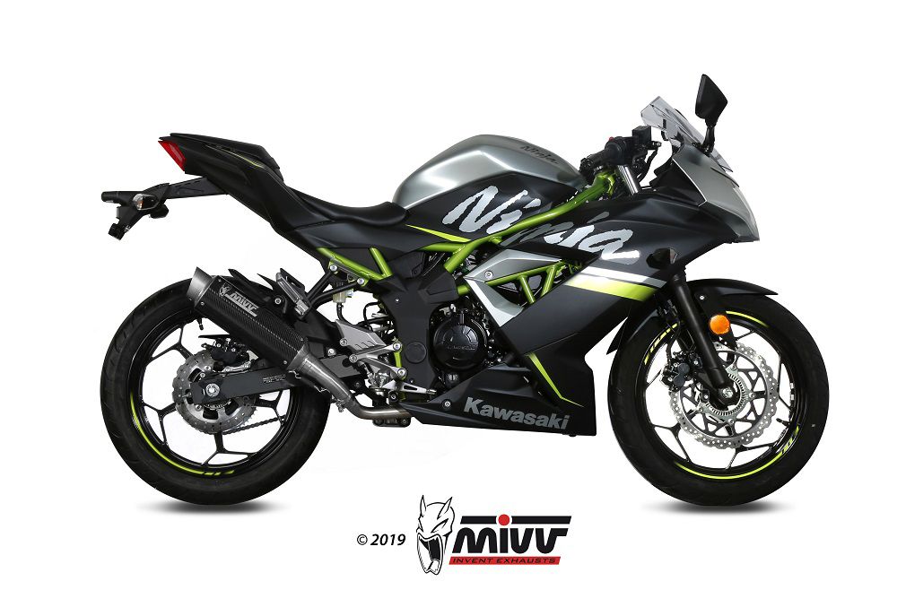 Mivv Gp Pro Black Rvs Kawasaki Ninja 125 / Z125 '19-