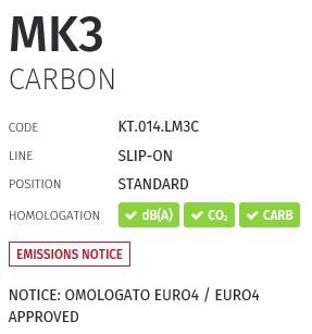 MIVV MK3 carbon KTM 1290 Superduke '14-19