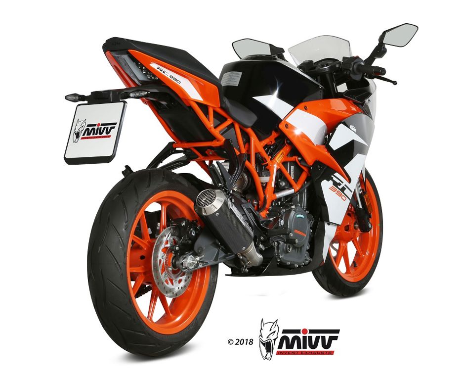 Mivv Mk3 Carbon Ktm Duke 125/390 / Rc125/390 '17-