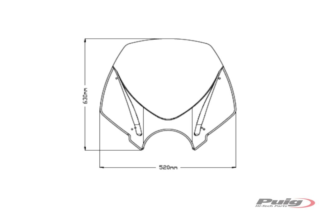 Windscherm New Generation Touring Puig Bmw R18 '20-