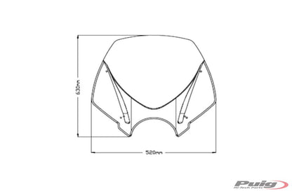 Windscherm New Generation Touring Puig Bmw R18 '20-