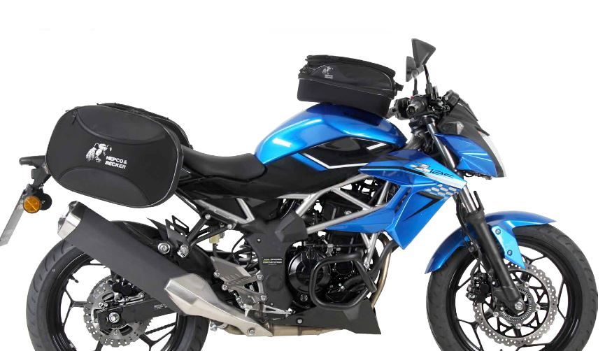 C-Bow Tasdragers Zwart Hepco&Becker Kawasaki Z125'18+