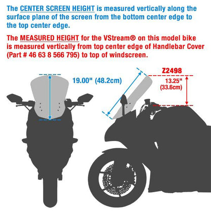 Vervangingsruit ZTechnik VStream touring transparant BMW C400X '19-