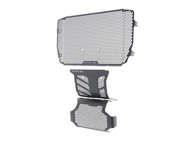 Radiator/Oliekoeler/Engine Guard Cover Set Zwart Evotech Performance Ducati Hyperstrada / Hypermotard 939/Sp '16-18