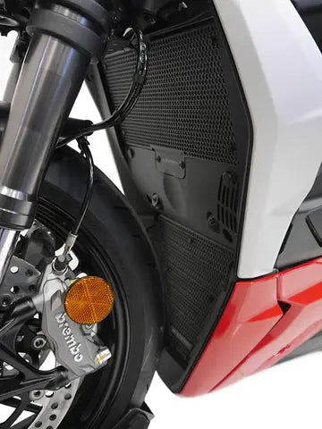 Radiator/Oliekoeler Cover Set Zwart Evotech Performance Ducati Streetfighter V2 '22-