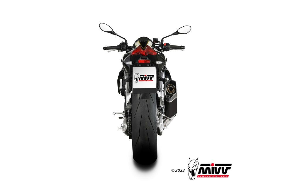 Mivv Sr-1 Black Titanium Demper (Euro 5) Aprilia Tuono V4 1100 / Rsv4 '21-