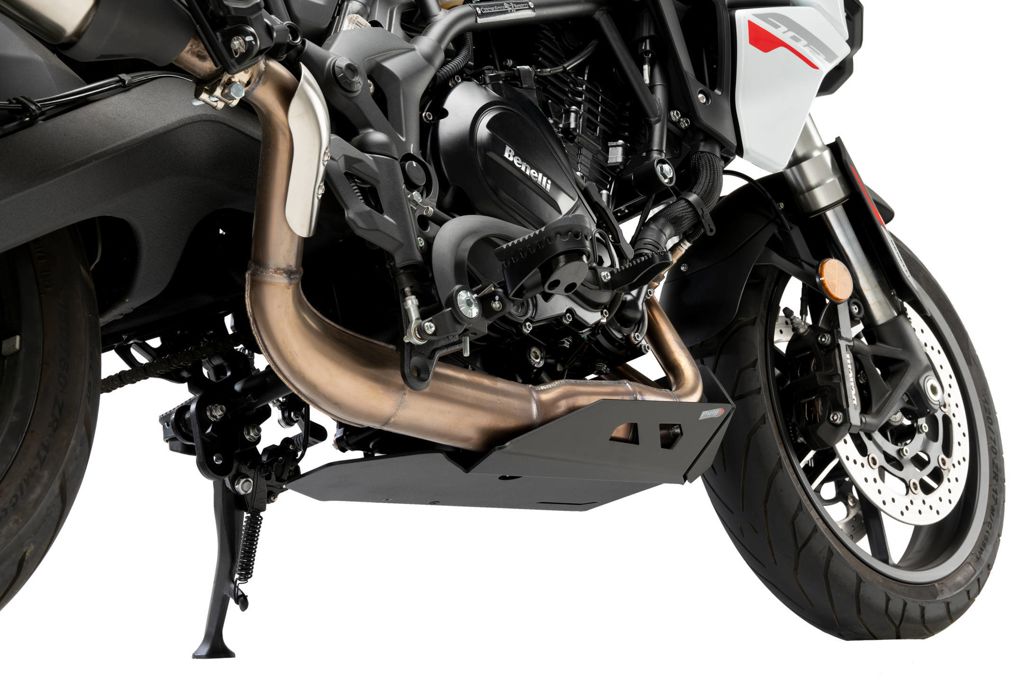 Carterplaat Zwart Aluminium Puig Benelli Trk 702 / X '23-