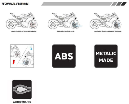 Brake coolers Puig Kawasaki Z900 / SE '25- carbon look