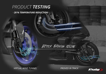 Brake coolers Puig voor de BMW S1000RR '19- carbon look