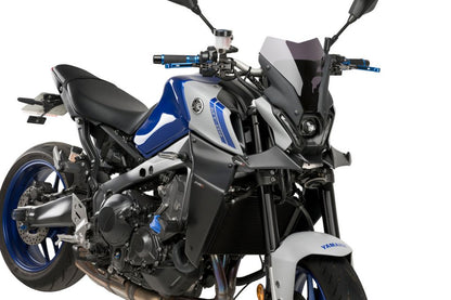 Puig Naked Front Spoiler - Yamaha MT-09 2021-2023 - Carbon Look / Mat Zwart