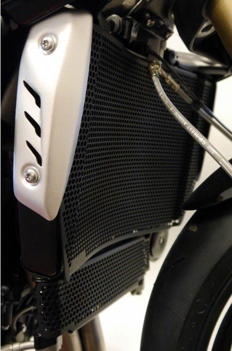 Radiatorcover Set Zwart Evotech Performance Triumph Speed Triple 1050 '16-17