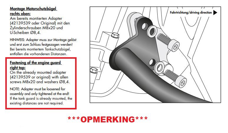 Valbeugel Onder Zwart Hepco&Becker Voor Honda Xl750 Transalp '25-