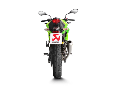 Akrapovič Uitlaat - Kawasaki Ninja 125 / Z125 (11kW) 2019-2024 | Ninja 250SL 2015-2017 | Z250SL 2015-2017 - Slip-On Line (Titanium) - Motor Accessoires
