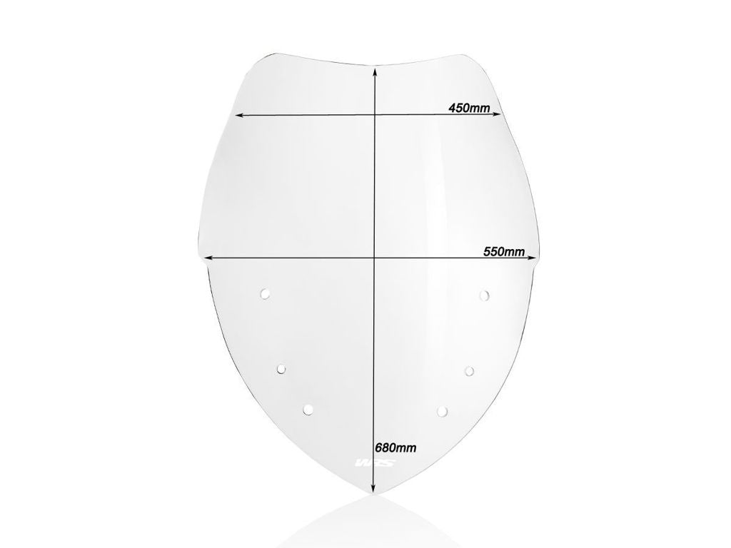 Vervangingsruit Caponord WRS BMW R1200RT '05-13 transparant