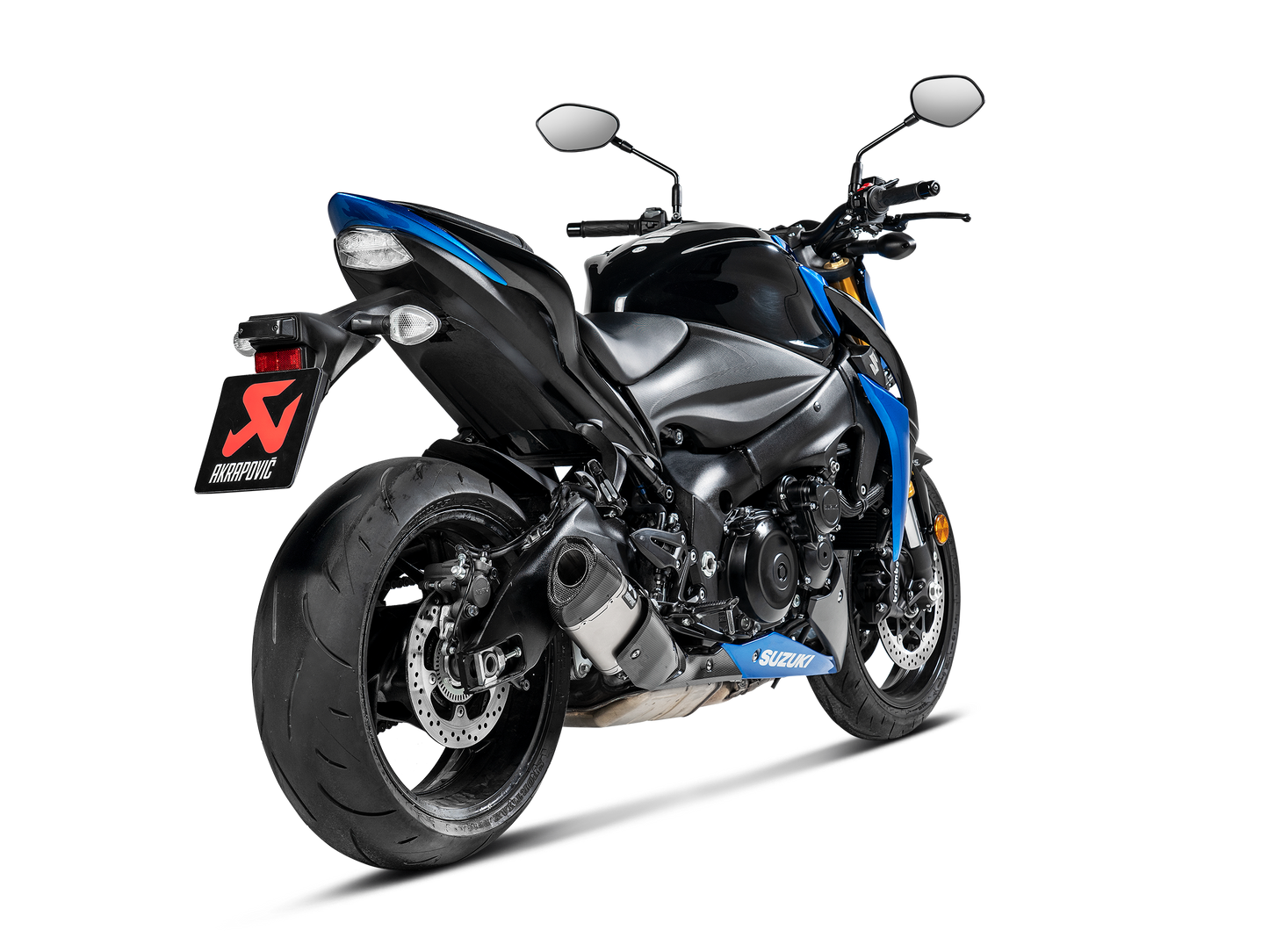 Akrapovič Uitlaat - Suzuki GSX-S1000 / 1000GT / 95 & meer - Slip-On Line (Titanium)