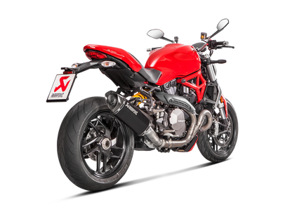 Akrapovič Uitlaat - Ducati Monster 1200 R 2017-202 & meer - Slip-On Line (Titanium)