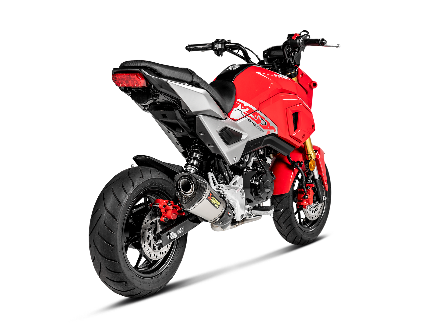 Akrapovič Uitlaat - Honda MSX125 / Grom 2016-2020 - Racing Line (Titanium)