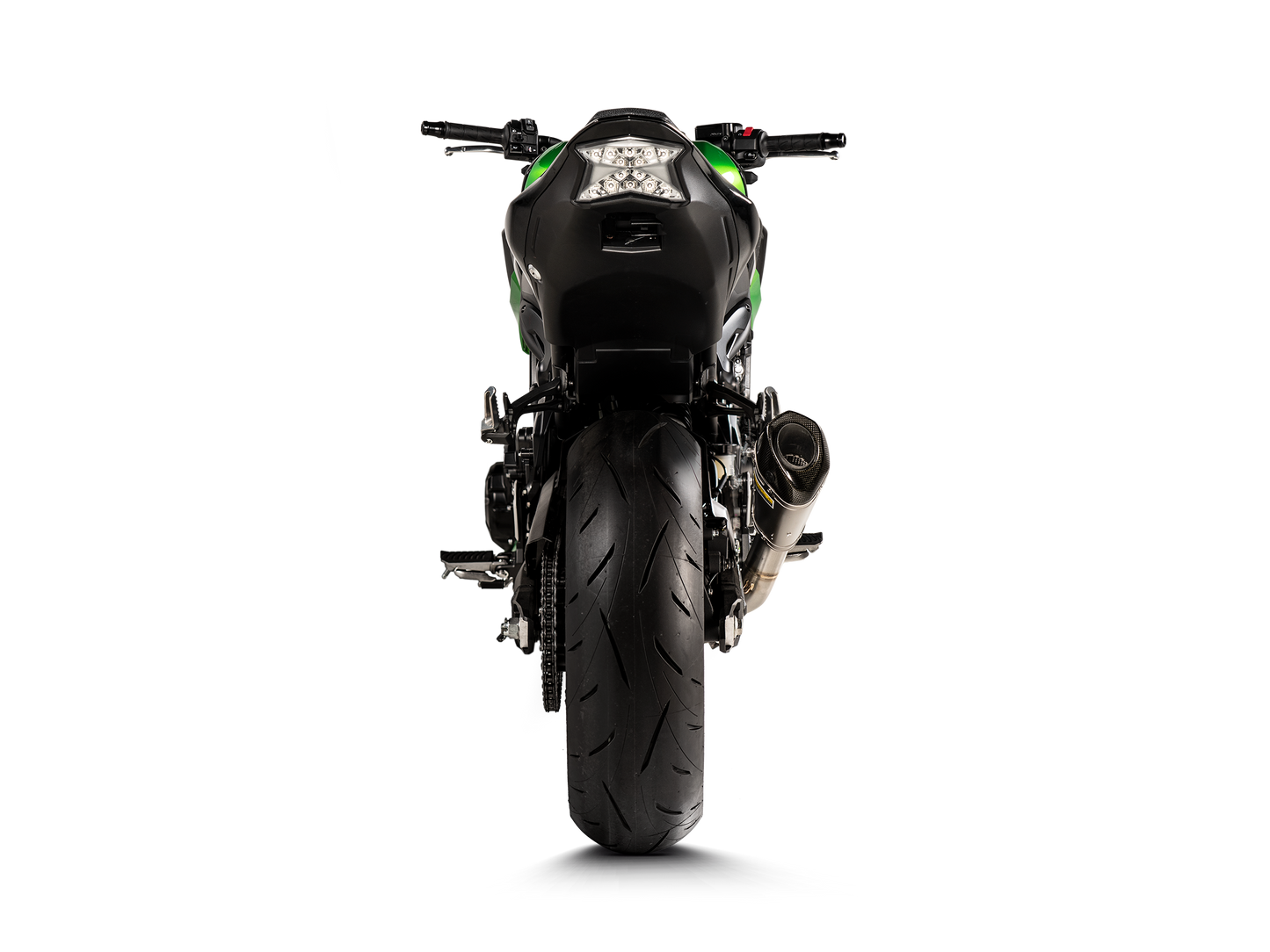 Akrapovič Uitlaat - Kawasaki Z900 2020-2024 - Slip-On Line (Titanium)