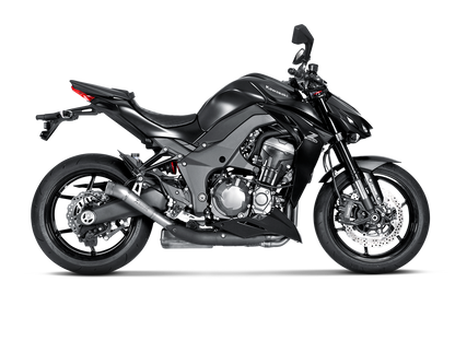 Akrapovič Uitlaat - Kawasaki Z1000 2014-2020 | Z1000SX / Ninja 1000 2014-2020 - Slip-On Line (Titanium) - Motor Accessoires