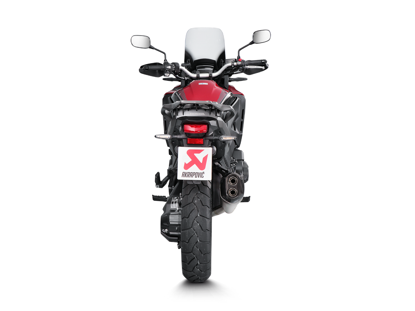 Akrapovič Uitlaat - Honda VFR1200X Crosstourer 2016-2020 - Slip-On Line (Titanium) - Motor Accessoires