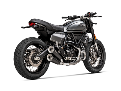 Akrapovič Uitlaat Voorbocht - Ducati Scrambler Urban Motard/Nightshift/Icon/Icon Dark/Desert Sled 2021-2022 - Optional Header (Titanium) - Motor Accessoires