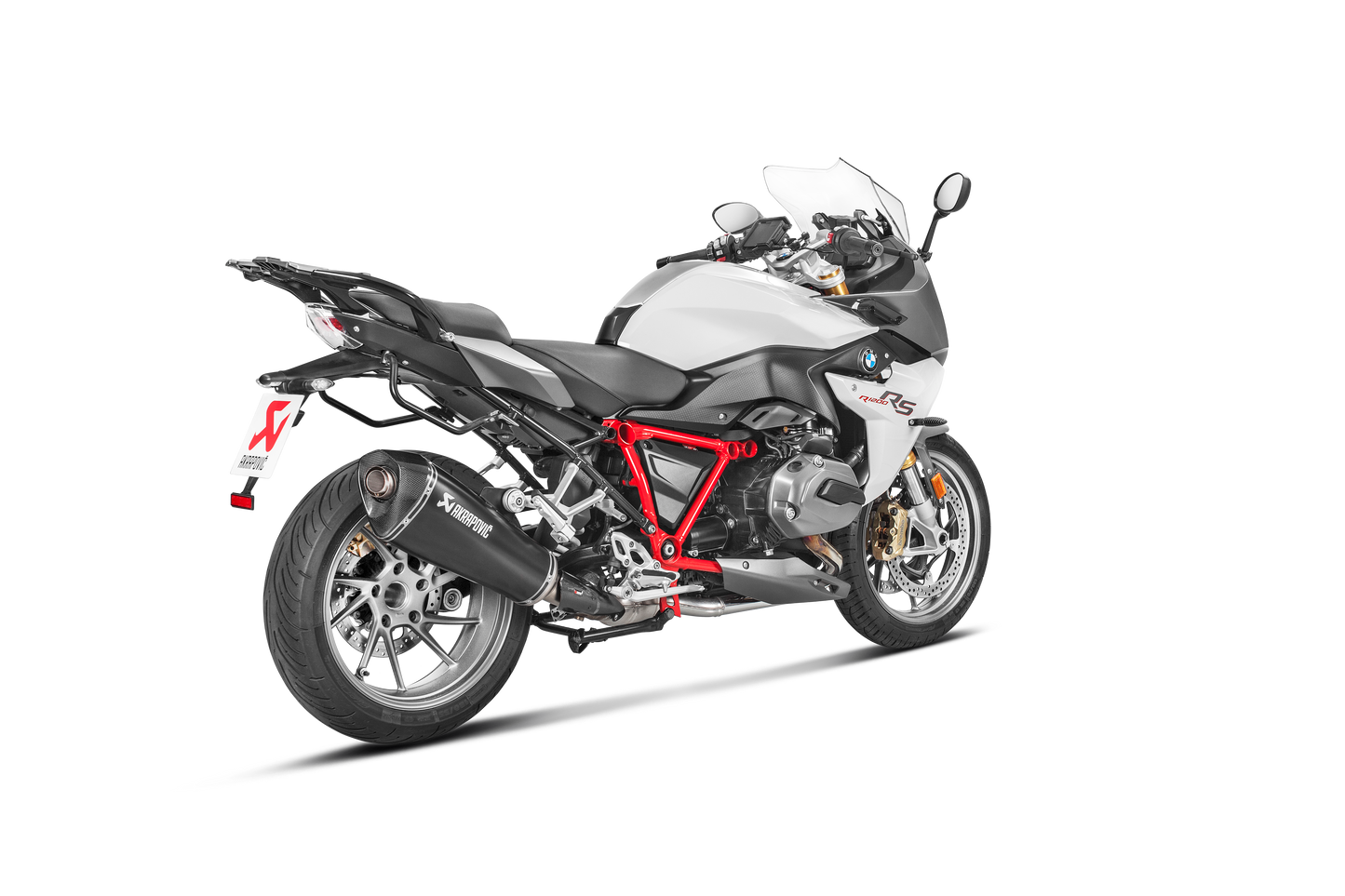 Akrapovič Uitlaat - BMW R 1200 R 2015-2018 | R 1200 RS 2015-2018 - Slip-On Line (Titanium) - Motor Accessoires