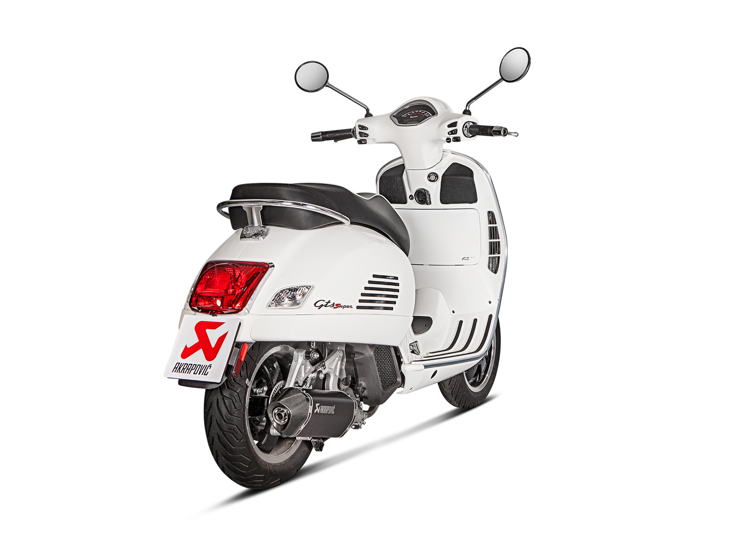 Akrapovič Uitlaat - Vespa GTS 125 / Super / Sport / Tech 2021-2024 - Slip-On Line (SS) - Motor Accessoires