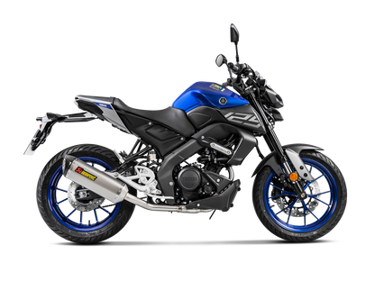 Akrapovič Uitlaat - Yamaha MT-125 2020-2020 | R125 2019-2020 | YZF-R15 2019-2020 - Racing Line (Titanium) - Motor Accessoires