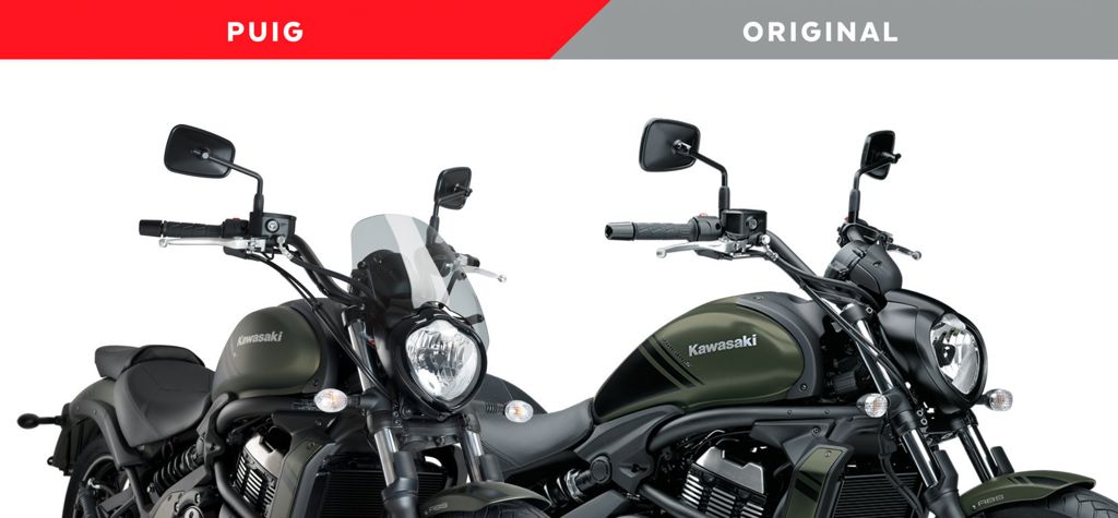 Vervangingsruit Naked Bike Puig Touring Kawasaki Vulcan S '15-/ Cafe '17-