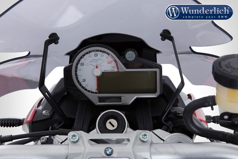 Windscreen Â»Marathonâ« High Bmw S1000R '14-- Smoked Grey Wunderlich