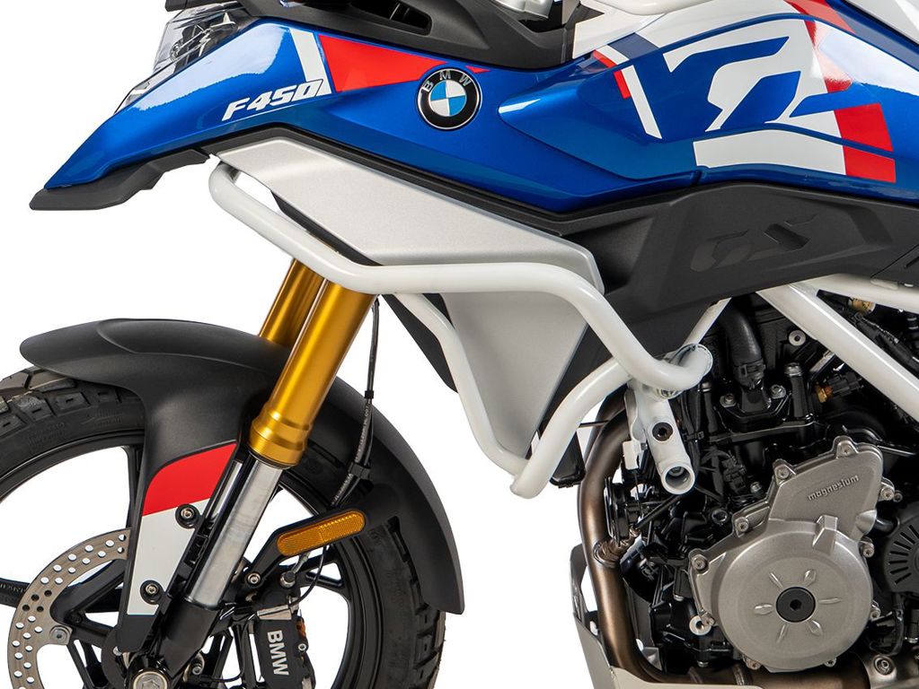 Valbeugel boven (tank guard) wit Hepco&Becker BMW F450GS '26-