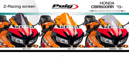 Vervangingsruit Jetstream Honda Cbr600Rr '13-