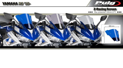 Vervangingsruit Puig Jetstream Puig Yamaha R3 '15-'18