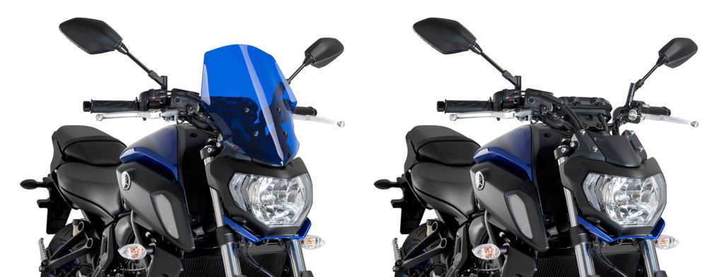 Vervangingsruit Naked Bike Touring Puig Yamaha Mt-07 '18-