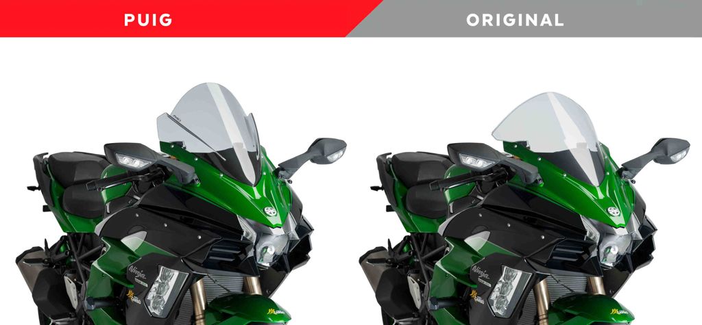 Vervangingsruit Jetstream Puig Kawasaki Ninja H2 Sx '18-21