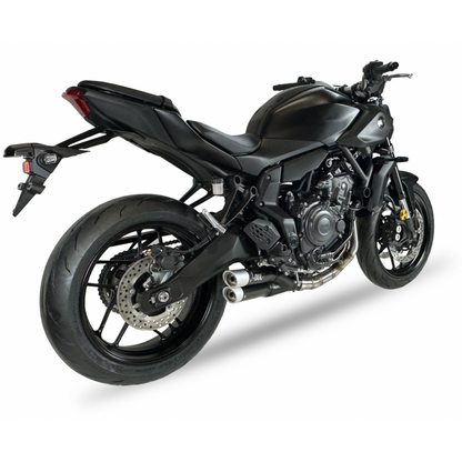 Full System - Dual Hyperflow Black Xl Yamaha Mt-07 / Tracer 7 / Gt / Xsr700