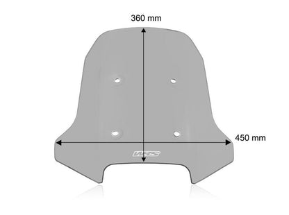 WRS Vervangingsruit - CF Moto 450MT 2024-2026 - Touring - Licht Getint / Donker Getint