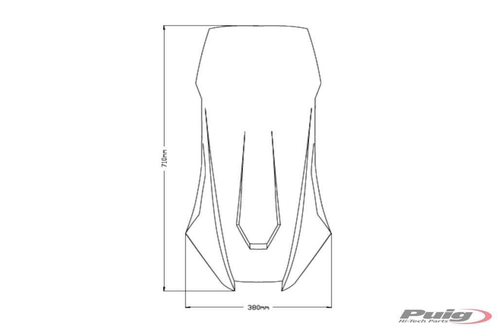 Vervangingsruit Touring Puig Honda X-Adv '21-