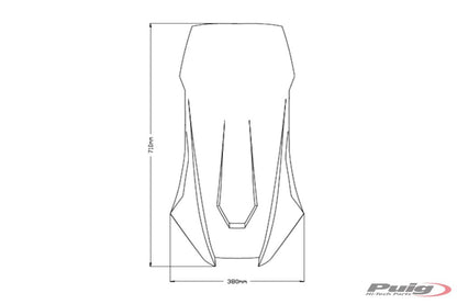 Vervangingsruit Touring Puig Honda X-Adv '21-