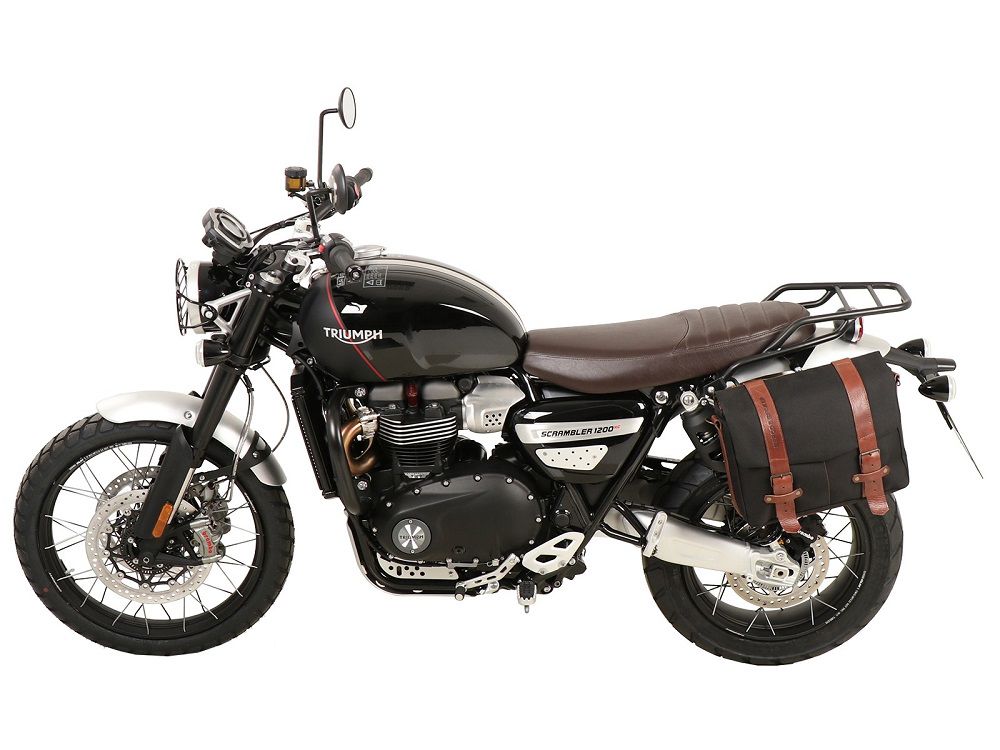 C-Bow tasdrager links zwart Hepco&Becker Triumph Scrambler 1200 XE '24-