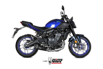 Mivv 2-1 Systeem Met Delta Race Black Rvs Demper Yamaha Mt-07 '25- Goedgekeurd