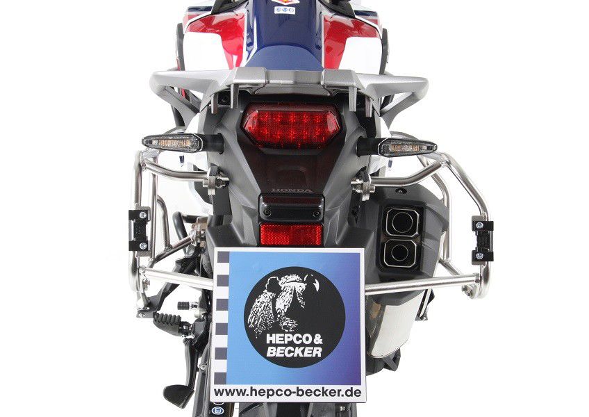Kofferset Hepco&Becker 'Cutout' Met Rvs Rek En Xplorer Koffers Honda Crf1000L Africa Twin '16-'17