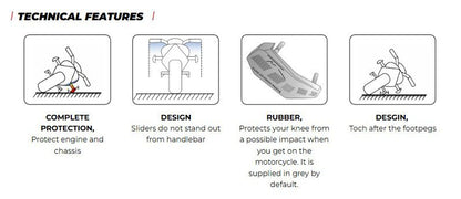 Sliders Puig Model R19 Kawasaki Z650 / Z650Rs
