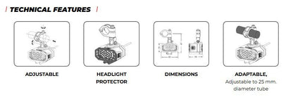 Universele LED lampenset model Mist Puig
